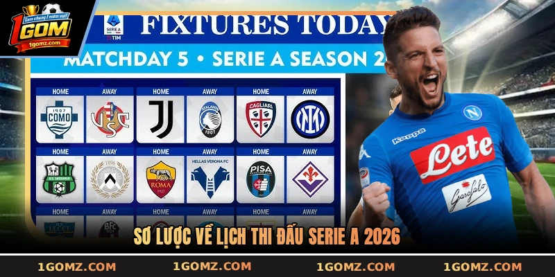 Sơ lược về lịch thi đấu Serie A 2026