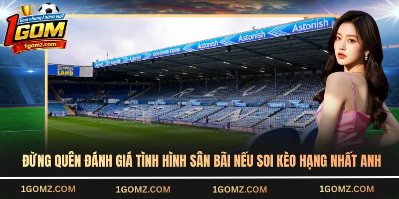 Đừng quên đánh giá tình hình sân bãi nếu soi kèo Hạng Nhất Anh